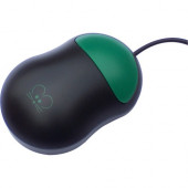 Ergoguys Ablenet ChesterMouse One Button Wired Computer Mouse - Optical - Cable - Green, Black - 1 Pack - USB - 800 dpi - 1 Button(s) 20030800