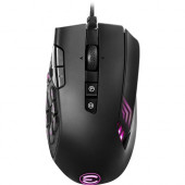 EVGA X15 Gaming Mouse - Optical - Cable - Black - USB 2.0 - 16000 dpi - 20 Programmable Button(s) 904-W1-15BK-KR
