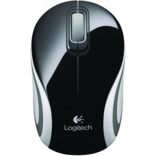 Logitech Wireless Mini Mouse M187 - Optical - Wireless - Radio Frequency - Black - USB - 1000 dpi - Scroll Wheel - 3 Button(s) - Symmetrical - RoHS, TAA, WEEE Compliance 910-002726
