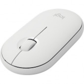 Logitech Pebble Wireless Mouse M350 - Optical - Wireless - Bluetooth/Radio Frequency - 2.40 GHz - Off White - USB - 1000 dpi - Scroll Wheel - 3 Button(s) - TAA Compliance 910-005770