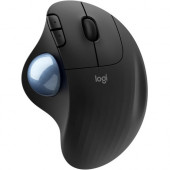 Logitech ERGO M575 Wireless Trackball - Optical - Wireless - Bluetooth - 2.40 GHz - Black - USB - 2000 dpi - Scroll Wheel - 5 Button(s) - TAA Compliance 910-005869