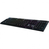 Logitech G915 TKL Tenkeyless Lightspeed Wireless RGB Mechanical Gaming Keyboard - Wireless Connectivity - Bluetooth/Wi-Fi - USB Interface - English - PC, Windows, Mac OS, Chrome OS, Android, iOS - Mechanical Keyswitch - Carbon - TAA Compliance 920-009495