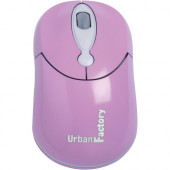 Urban Factory Crazy Mouse - Optical - Cable - Purple - USB - 800 dpi - Scroll Wheel - 3 Button(s) - Symmetrical CM04UF