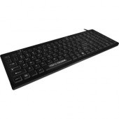 Man & Machine D Cool Keyboard - Cable Connectivity - USB Interface - 110 Key - English (US) - Compatible with Computer, Workstation (Mac, PC) - QWERTY Keys Layout - Industrial Silicon Rubber - Black DCOOL/B5