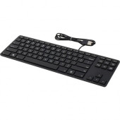Ergoguys Matias Wired Aluminum Tenkeyless Keyboard for PC - Black - Cable Connectivity - USB 2.0 Type A Interface - Compatible with PC - Volume Control Hot Key(s) - Black FK308PCBB