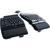Ergoguys MATIAS ERGO PRO QUIET CLICK MECHANICAL SWITCH KEYBOARD FOR MAC - Cable Connectivity - USB 2.0 Interface - English (US) - QWERTY Layout - Mac - Mechanical Keyswitch - Black FK403Q