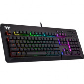 Thermaltake Level 20 GT RGB Razer Gaming keyboard - Cable Connectivity - USB Interface - iOS, Android, PC - Mechanical Keyswitch - Black GKB-LVG-RGBRUS-01