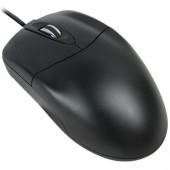 Adesso HC-3003PS - 3 Button Desktop Optical Scroll Mouse (PS/2) - Optical - Cable - Black - PS/2 - 1000 dpi - Scroll Wheel - 3 Button(s) HC-3003PS