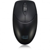 Adesso Antimicrobial Wireless Desktop Mouse - Optical - Wireless - Radio Frequency - 2.40 GHz - USB - 1200 dpi - Scroll Wheel - 3 Button(s) - Symmetrical IMOUSE M60