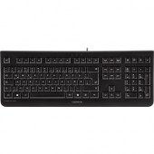 CHERRY KC 1000 Keyboard - Cable Connectivity - USB 2.0 Interface - Spanish - Compatible with Computer - Calculator, Email, Browser, Sleep Hot Key(s) - Black - TAA Compliance JK-0800ES-2