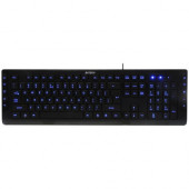 Ergoguys A4TECH KD-600L LED ILLUMINATED ULTA SLIM KEYBOARD - Cable Connectivity - Compatible with PC - Multimedia Hot Key(s) KD-600L