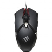 Mad Catz B.A.T. 6+ Performance Ambidextrous Gaming Mouse - 16000 dpi - 10 Programmable Button(s) MB05DCINBL00