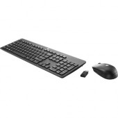 HP (Bulk) Wireless Business Slim Keyboard and Mouse - Bulk - USB Wireless USB Wireless - Scroll Wheel N3R88A6#ABA
