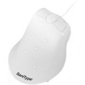 Wetkeys SaniType Mouse - Optical - Cable - White - USB, PS/2 - Scroll Wheel - 3 Button(s) OMST0C01-W