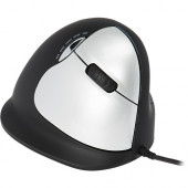 Ergoguys R-Go Tools HE Mouse - Cable - Black - USB 2.0 - 2500 dpi - Scroll Wheel - 5 Button(s) - Right-handed Only RGOBRHEMLR