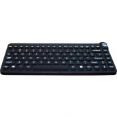 Man & Machine Premium Waterproof Disinfectable Silent 12" Keyboard - Cable Connectivity - USB Interface - PC, Mac - Industrial Silicon Rubber Keyswitch - Black SCLP/B5