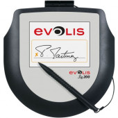 Evolis Sig200 Signature Pad - Backlit LCD - 3.98" x 2.99" Active Area LCD - Backlight - 640 x 480 - USB - TAA Compliance ST-CE1075-2-UEVL