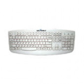 Seal Shield Silver Storm STWK503P Keyboard - Cable Connectivity - PS/2 Interface - Membrane Keyswitch - White - RoHS, WEEE Compliance STWK503P