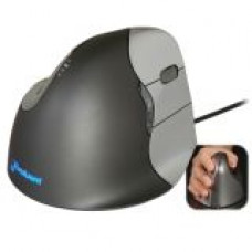 Evoluent VerticalMouse 4 Right Mouse - Optical - Cable - USB 2.0 - 2600 dpi - Scroll Wheel - 6 Button(s) - Right-handed Only VM4R