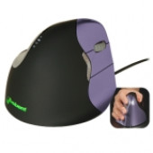 Evoluent VerticalMouse 4 Small Mouse - Optical - Cable - USB 2.0 - 2600 dpi - Scroll Wheel - 6 Button(s) - Right-handed Only VM4S