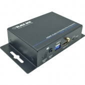 Black Box Audio Embedder/De-embedder - HDMI 2.0 - Functions: Audio Embedding, Audio De-embedding - USB - Audio Line In - Audio Line Out - 1 Pack - Mountable - TAA Compliant - TAA Compliance AEMEX-HDMI-R2