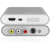 Kanexpro Composite/ S-video to 4K HDMI Converter - Functions: Signal Conversion, Video Scaling - 1920 x 1080 - PAL, NTSC, SECAM, PAL-N, PAL-M - USB - External CON-AV-HD4K
