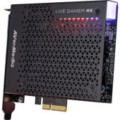 AVerMedia Live Gamer 4K (GC573) - Functions: Video Game Capturing, Video Game Capturing, Video Game Streaming - PCI Express 2.0 x4 - 1920 x 1080 - MPEG-4, H.264, H.265 - PC - Plug-in Card GC573