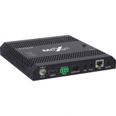 Black Box MCX S7 4K60 Network AV Encoder - HDCP 2.2, HDMI 2.0, 10-GbE Fiber - Functions: Video Encoding, Audio Encoder - 3840 x 2160 - Network (RJ-45) - Audio Line In - Audio Line Out - 1 Pack - PC - Mountable MCX-S7-FO-ENC