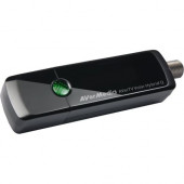 AVerMedia AVerTV Volar Hybrid Q TV Tuner - Functions: TV Tuning, FM Tuning, Video Recording - ATSC, Clear QAM - MPEG-2, H.264 - USB - PC - External MTVVOLARQ(H837)