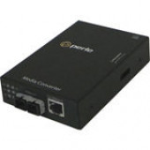 Perle S-110-M2LC2 Fast Ethernet Stand-Alone Media and Rate Converter - 1 x Network (RJ-45) - 1 x LC Ports - DuplexLC Port - 10/100Base-TX, 100Base-FX - Rail-mountable, Wall Mountable, Rack-mountable, External - REACH, RoHS, WEEE Compliance 05050424