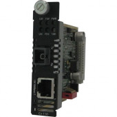 Perle CM-110-S1SC40D Fast Ethernet Media Converter - 1 x Network (RJ-45) - 1 x SC Ports - 10/100Base-TX, 100Base-BX - Internal - REACH, RoHS, WEEE Compliance 05052500