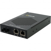Perle S-1110HP-ST120 Transceiver/Media Converter - 1 x Network (RJ-45) - 1 x ST Ports - DuplexST Port - Single-mode - Gigabit Ethernet - 1000Base-ZX, 10/100/1000Base-T - Rack-mountable, Rail-mountable, Wall Mountable, Standalone 05079474