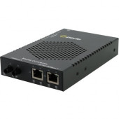 Perle S-1110DHP-ST05 Transceiver/Media Converter - 2 x Network (RJ-45) - 1 x ST Ports - DuplexST Port - Multi-mode - Gigabit Ethernet - 1000Base-SX, 10/100/1000Base-T - Rack-mountable, Rail-mountable, Wall Mountable, Standalone 05079654