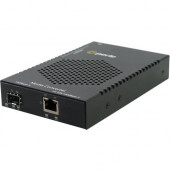 Perle S-1110HP-SFP-XT Transceiver/Media Converter - 1 x Network (RJ-45) - Gigabit Ethernet - 1000Base-X, 10/100/1000Base-T - 1 x Expansion Slots - SFP (mini-GBIC) - 1 x SFP Slots - Rack-mountable, Rail-mountable, Wall Mountable, Standalone 05079900
