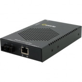 Perle S-1110HP-SC05-XT Transceiver/Media Converter - 1 x Network (RJ-45) - 1 x SC Ports - DuplexSC Port - Multi-mode - Gigabit Ethernet - 1000Base-SX, 10/100/1000Base-T - Rack-mountable, Rail-mountable, Wall Mountable, Standalone 05079910
