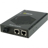 Perle S-1110DPP-S1SC20D Media Converter - 2x PoE+ (RJ-45) Ports - 2 x SC Ports - 10/100/1000Base-T, 1000Base-BX-D - Rail-mountable, Rack-mountable - REACH, RoHS, WEEE Compliance 05083174
