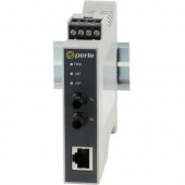 Perle SR-100-ST20-XT Transceiver/Media Converter - 1 x Network (RJ-45) - 2 x ST Ports - DuplexST Port - Single-mode - Fast Ethernet - 100Base-TX, 100Base-LX - Rail-mountable 05091230