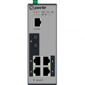 Perle IDS-205F - Managed Industrial Ethernet Switch with Fiber - 5 Ports - Manageable - 2 Layer Supported - Twisted Pair, Optical Fiber - Panel-mountable, Wall Mountable, Rail-mountable, Rack-mountable - 5 Year Limited Warranty 07012060