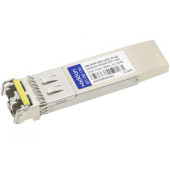 AddOn Brocade Compatible TAA compliant 10GBase-DWDM 100GHz SFP+ Transceiver (SMF, 1555.75nm, 80km, LC, DOM) - 100% compatible and guaranteed to work - TAA Compliance 10G-SFPP-ZRD-1555-75-AO
