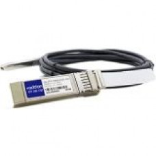AddOn Brocade 1G-SFP-TWX-0101 Compatible TAA Compliant 1000Base-CU SFP to SFP Direct Attach Cable (Active Twinax, 1m) - 100% compatible and guaranteed to work - TAA Compliance 1G-SFP-TWX-0101-AO