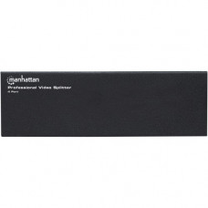 Manhattan 4-Port Professional Video Splitter - VGA, SVGA, MultiSync - Duplicates a single VGA signal for up to four VGA outputs 207348