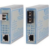 Omnitron Systems FlexPoint GX/T 10/100/1000 Copper to 100/1000X Fiber Ethernet Media Converter - 1 x Network (RJ-45) - 1 x SC Ports - DuplexSC Port - Single-mode - Gigabit Ethernet - 10/100/1000Base-T, 1000Base-X, 1000Base-FX - Rail-mountable, Wall Mounta