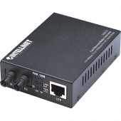 Intellinet Network Solutions Fast Ethernet RJ45 to ST, Multi-Mode, 1.24 miles (2 km) Media Converter - 10/100Base-TX to 100Base-FX 506519