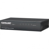 Intellinet Network Solutions 5-Port Gigabit Office Switch, Desktop, Metal Housing - IEEE 802.3az (Energy Efficient Ethernet) - RoHS Compliance 530378