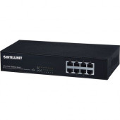 Intellinet Network Solutions 8-Port Fast Ethernet PoE+ Switch, 140 Watt Power Budget, Desktop - IEEE 802.3az (Energy Efficient Ethernet) Compliant, Endspan" 560764