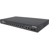 Intellinet 561327 Ethernet Switch - 8 Ports - 2 Layer Supported - Modular - Twisted Pair, Optical Fiber - Rack-mountable, Desktop 561327