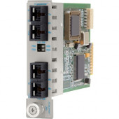 Omnitron Systems iConverter 2Fx Managed Fast Ethernet Media Converter & Switch - 2 x SC Duplex - 100Base-FX 8443-2