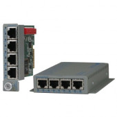 Omnitron Systems iConverter 8482-4-D 4GT Ethernet Switch - 4 Ports - 2 Layer Supported - Wall Mountable - Lifetime Limited Warranty 8482-4-D