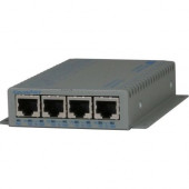 Omnitron Systems iConverter 4GT Managed Ethernet Switch - 4 Ports - Manageable - 2 Layer Supported - Twisted Pair - Wall Mountable, Desktop - Lifetime Limited Warranty - RoHS, WEEE Compliance 8482-4-DW