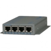 Omnitron Systems iConverter 8482-4-E 4GT Ethernet Switch - 4 Ports - 2 Layer Supported - Wall Mountable - Lifetime Limited Warranty 8482-4-E